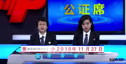 第2019317期福彩3D开奖现场截图图片