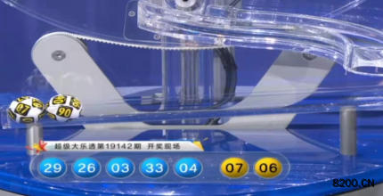 第2019142期大乐透开奖现场截图图片