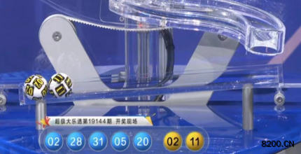 第2019144期大乐透开奖现场截图图片