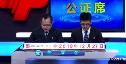 第2019347期福彩3D开奖现场截图图片