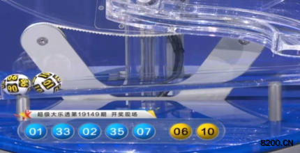 第2019149期大乐透开奖现场截图图片