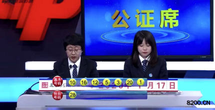 第2020008期七乐彩开奖现场截图图片