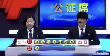 第2020015期七乐彩开奖现场截图图片