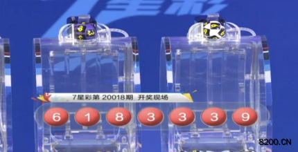 第2020018期七星彩开奖现场截图图片