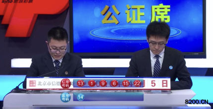第2020020期双色球开奖现场截图图片