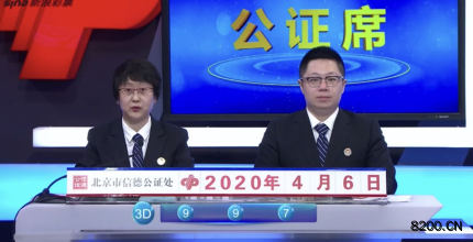 第2020048期福彩3D开奖现场截图图片