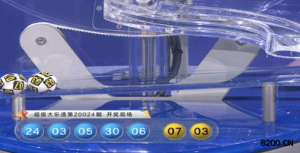 第2020024期大乐透开奖现场截图图片