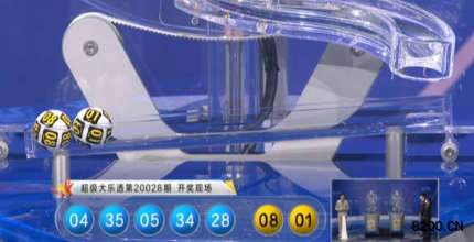 第2020028期大乐透开奖现场截图图片