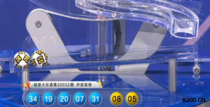 第2020033期大乐透开奖现场截图图片