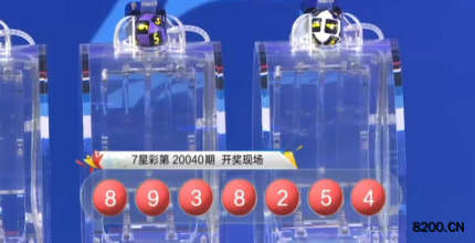 第2020040期七星彩开奖现场截图图片