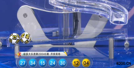 第2020046期大乐透开奖现场截图图片