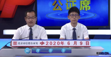 第2020112期福彩3D开奖现场截图图片