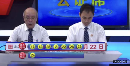 第2020054期七乐彩开奖现场截图图片