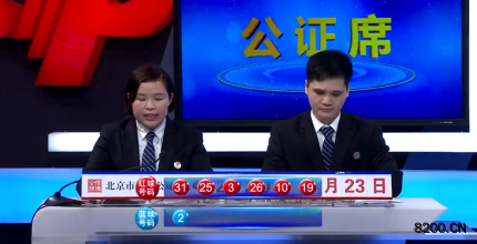 第2020054期双色球开奖现场截图图片