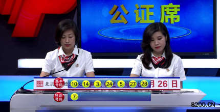 第2020056期七乐彩开奖现场截图图片