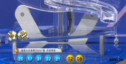 第2020057期大乐透开奖现场截图图片