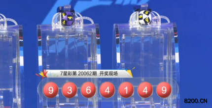 第2020062期七星彩开奖现场截图图片