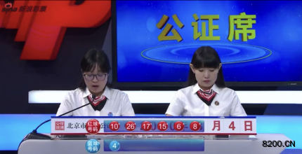 第2020072期双色球开奖现场截图图片