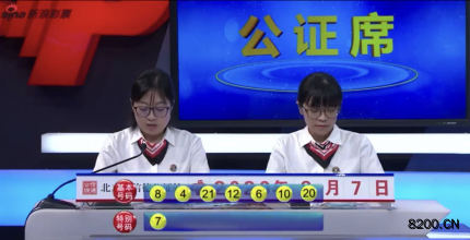第2020074期七乐彩开奖现场截图图片