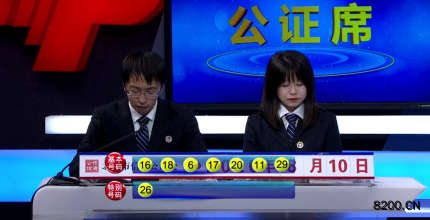 第2020075期七乐彩开奖现场截图图片