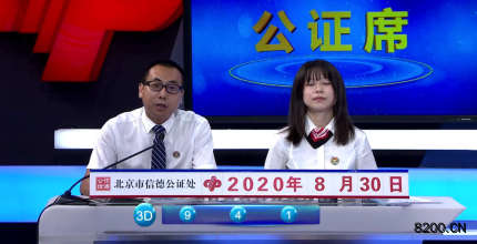 第2020194期福彩3D开奖现场截图图片