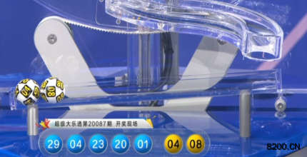 第2020087期大乐透开奖现场截图图片