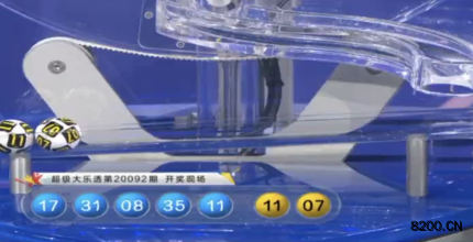 第2020092期大乐透开奖现场截图图片