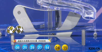 第2020093期大乐透开奖现场截图图片