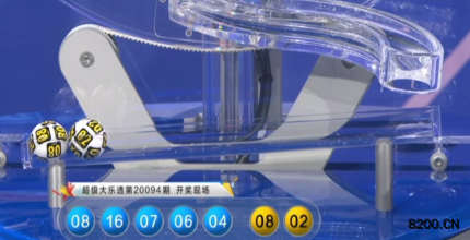 第2020094期大乐透开奖现场截图图片