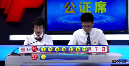 第2020099期七乐彩开奖现场截图图片