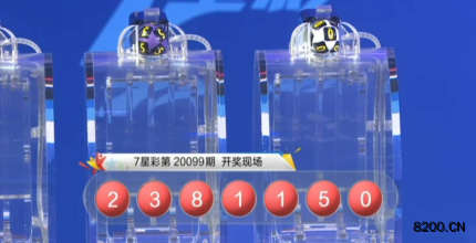 第2020099期七星彩开奖现场截图图片