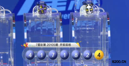 第2020105期七星彩开奖现场截图图片