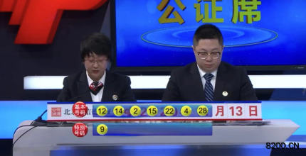 第2020115期七乐彩开奖现场截图图片