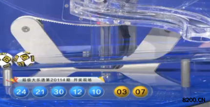 第2020114期大乐透开奖现场截图图片