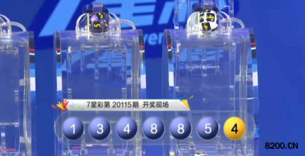 第2020115期七星彩开奖现场截图图片