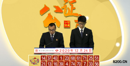 第2020058期快乐8开奖现场截图图片