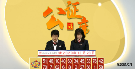 第2020062期快乐8开奖现场截图图片