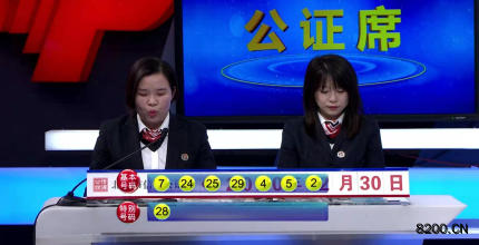 第2020135期七乐彩开奖现场截图图片