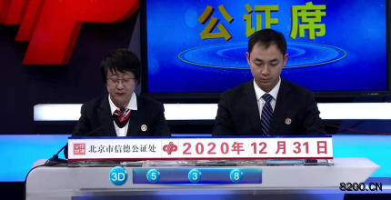 第2020313期福彩3D开奖现场截图图片