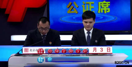 第2021001期双色球开奖现场截图图片