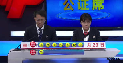 第2021013期七乐彩开奖现场截图图片