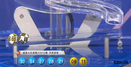 第2021013期大乐透开奖现场截图图片
