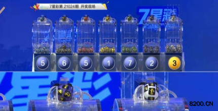 第2021024期七星彩开奖现场截图图片