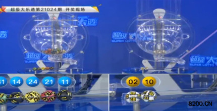 第2021024期大乐透开奖现场截图图片