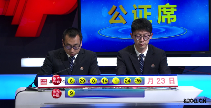 第2021045期七乐彩开奖现场截图图片