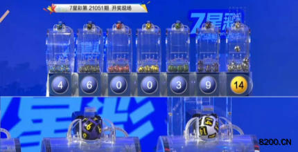 第2021051期七星彩开奖现场截图图片