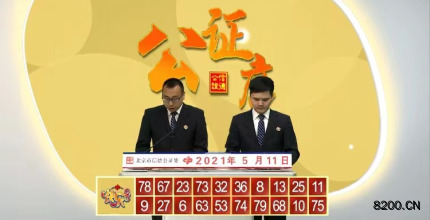 第2021121期快乐8开奖现场截图图片