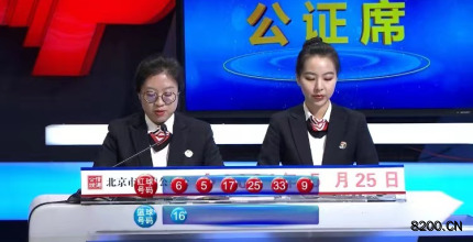 第2021057期双色球开奖现场截图图片