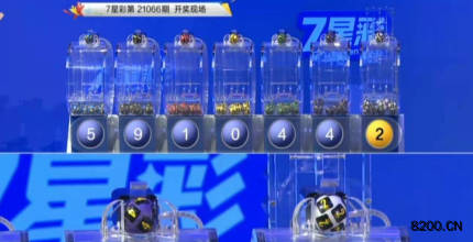 第2021066期七星彩开奖现场截图图片