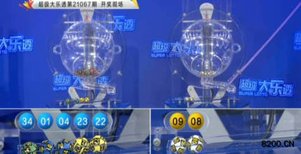第2021067期大乐透开奖现场截图图片